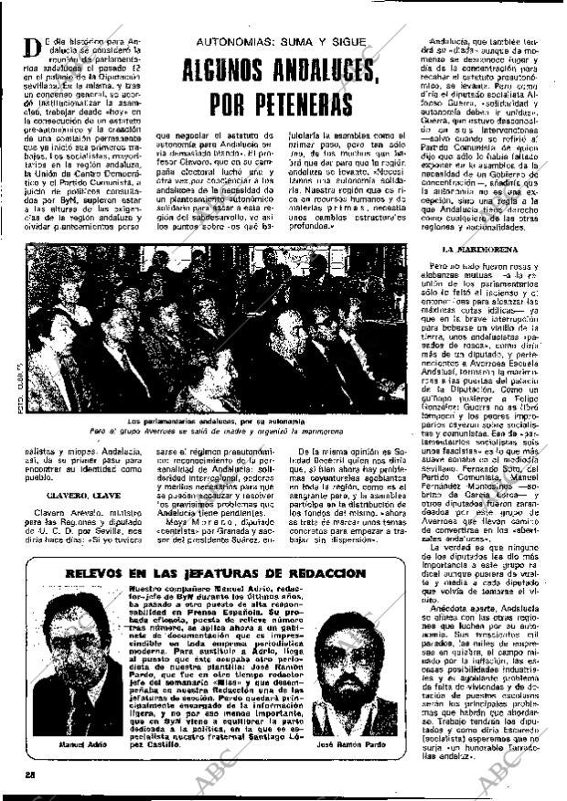 BLANCO Y NEGRO MADRID 19-10-1977 página 28