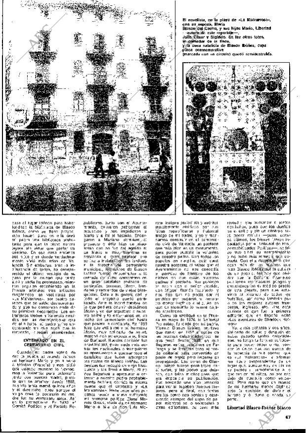 BLANCO Y NEGRO MADRID 19-10-1977 página 67