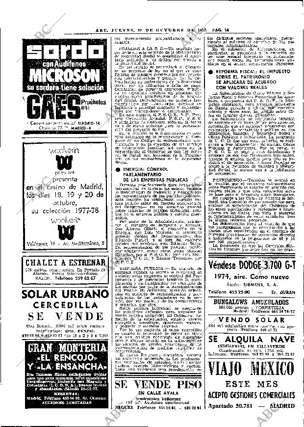 ABC MADRID 20-10-1977 página 26