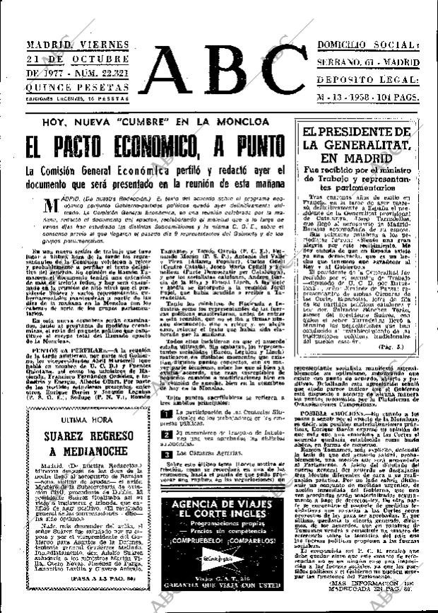 ABC MADRID 21-10-1977 página 13