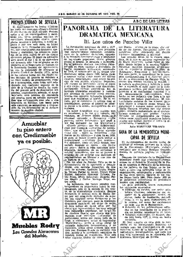 ABC SEVILLA 22-10-1977 página 38