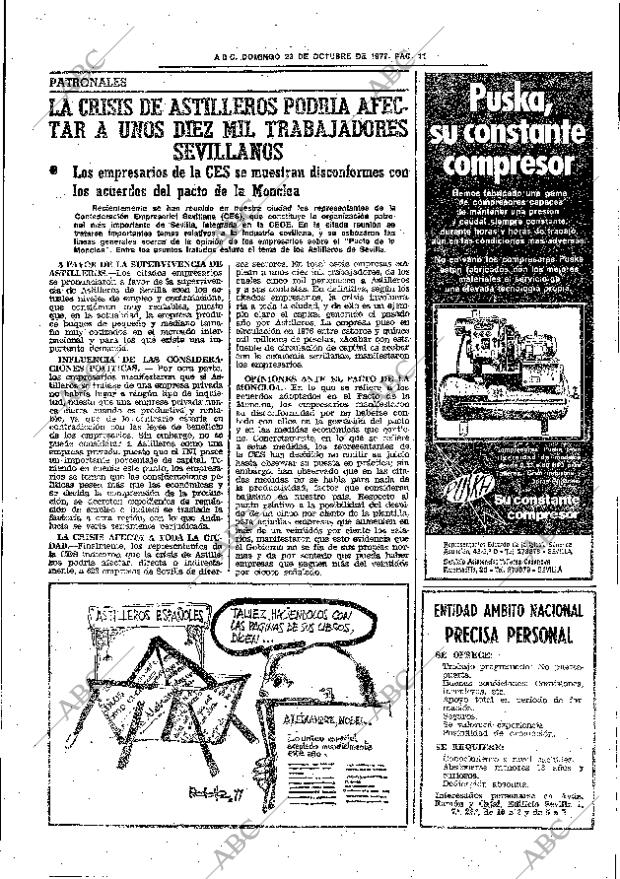 ABC SEVILLA 23-10-1977 página 27