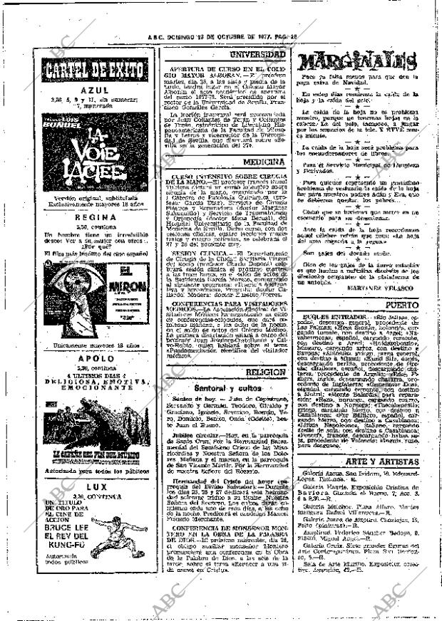 ABC SEVILLA 23-10-1977 página 44