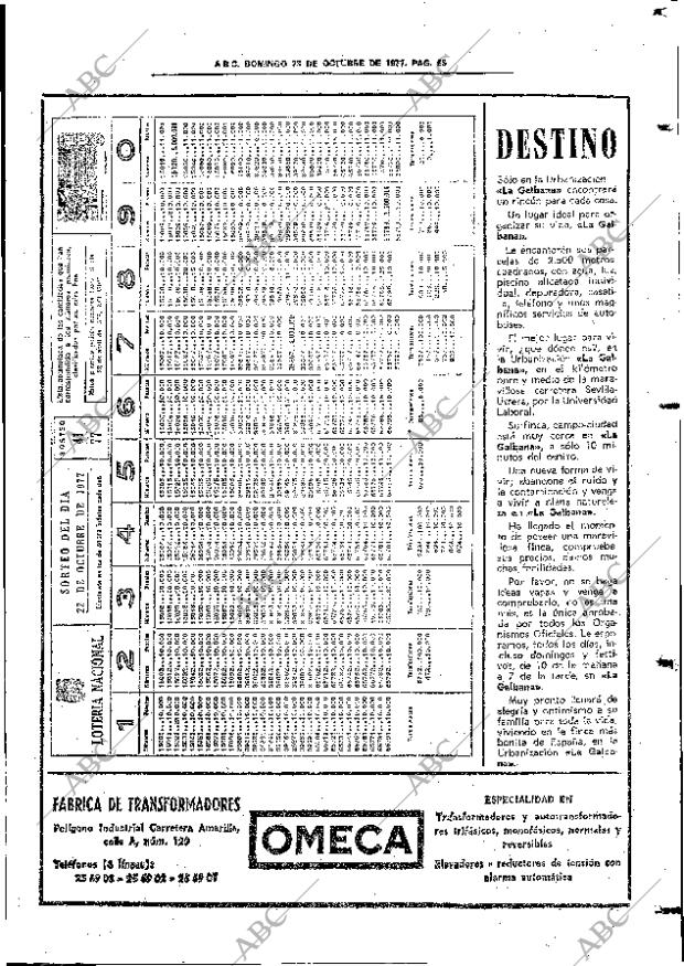 ABC SEVILLA 23-10-1977 página 69