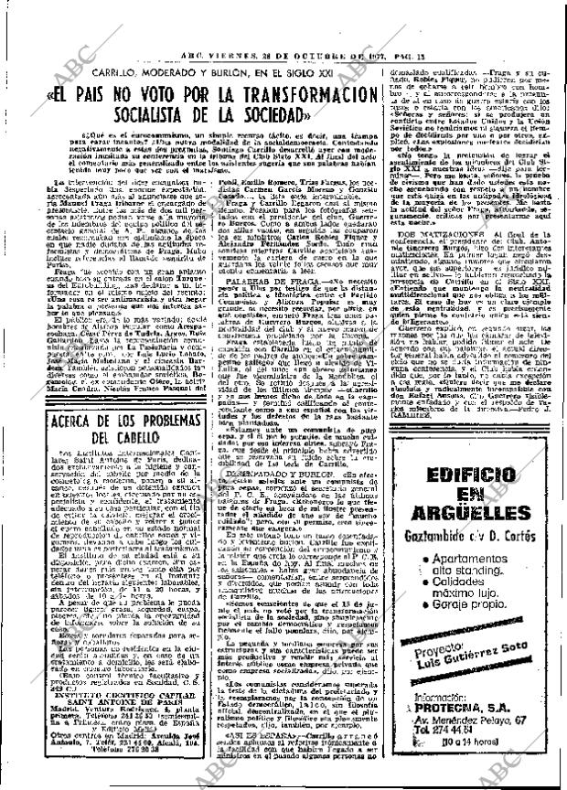 ABC MADRID 28-10-1977 página 29