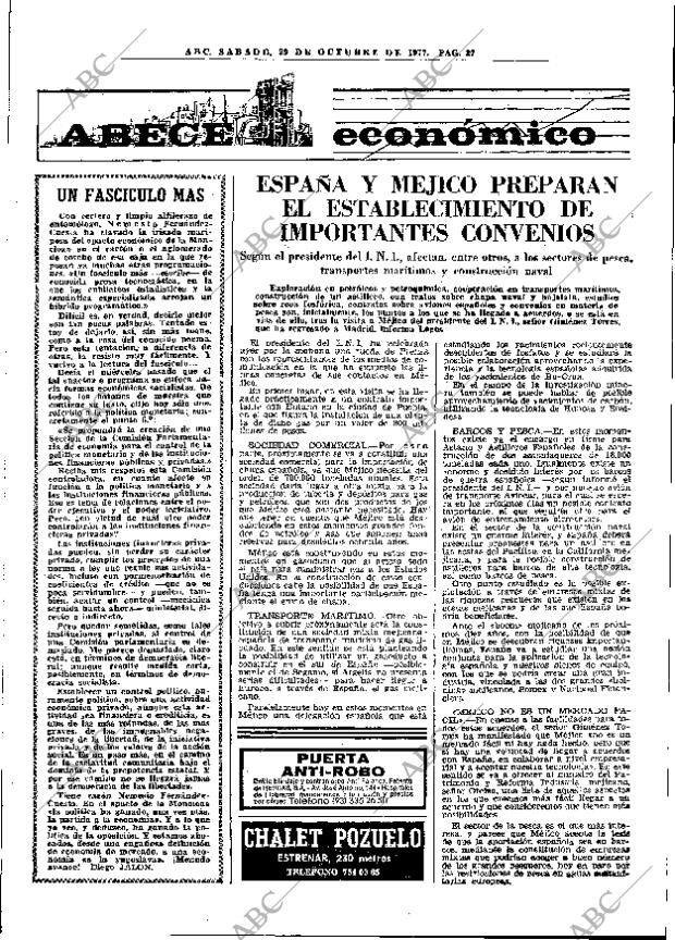 ABC MADRID 29-10-1977 página 49