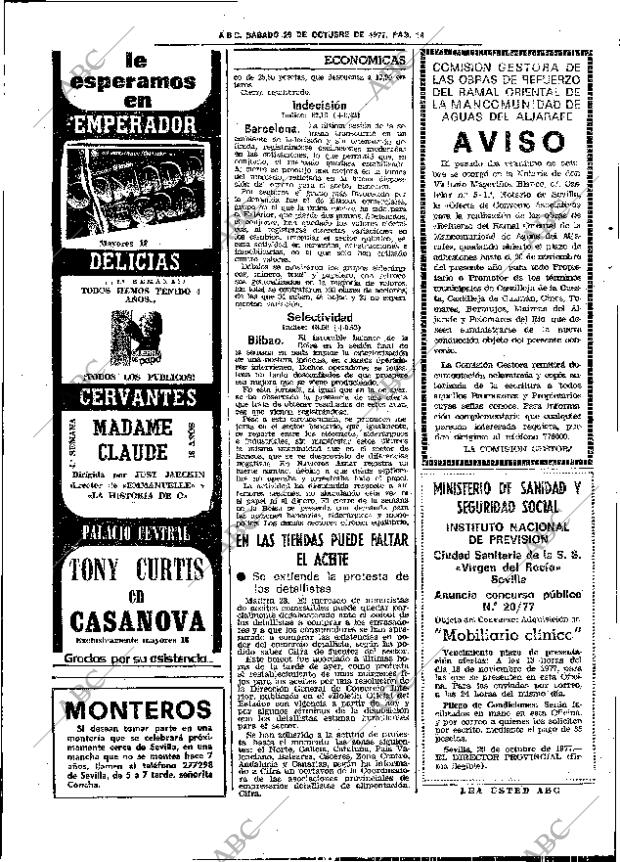 ABC SEVILLA 29-10-1977 página 28