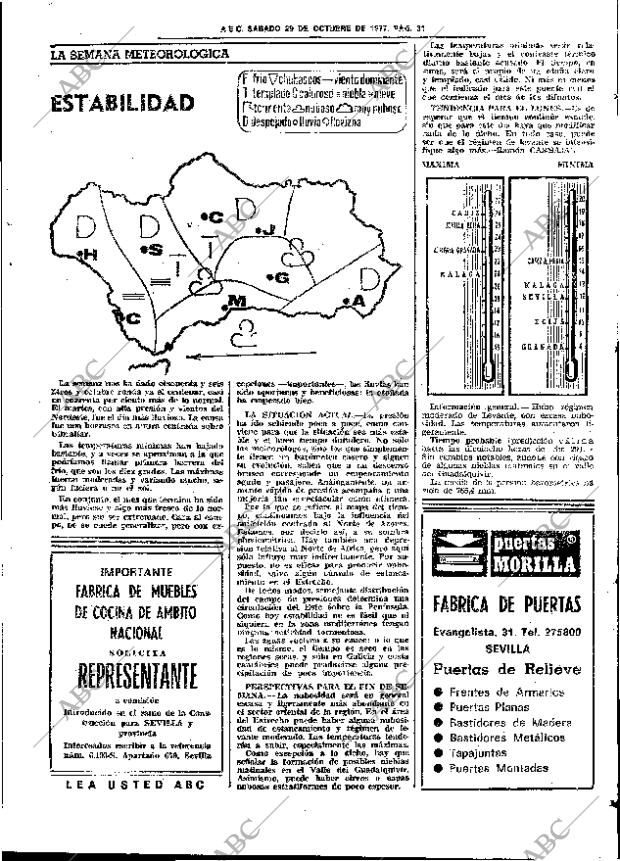 ABC SEVILLA 29-10-1977 página 45