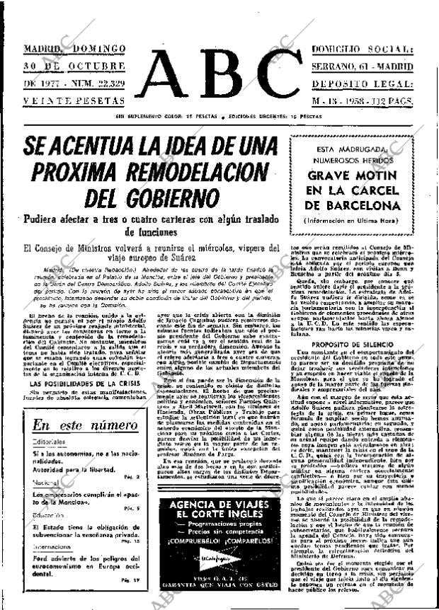 ABC MADRID 30-10-1977 página 17