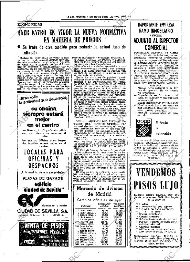 ABC SEVILLA 01-11-1977 página 27