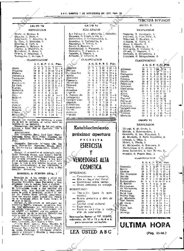 ABC SEVILLA 01-11-1977 página 51