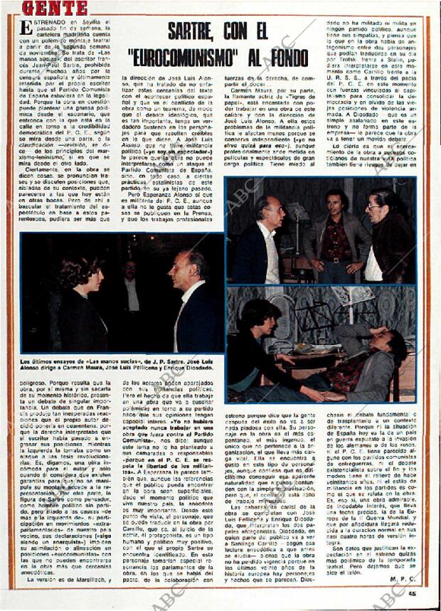 BLANCO Y NEGRO MADRID 02-11-1977 página 45
