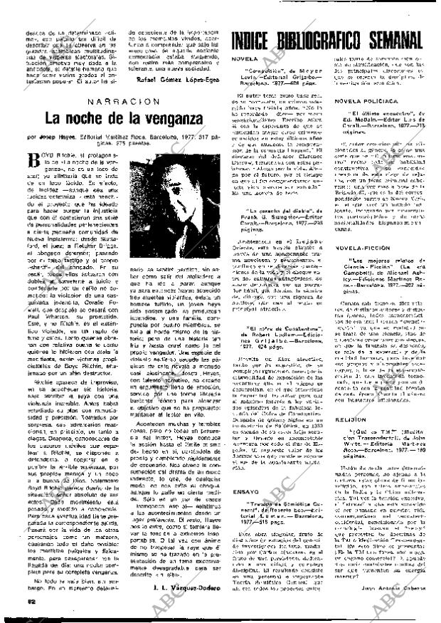 BLANCO Y NEGRO MADRID 02-11-1977 página 62