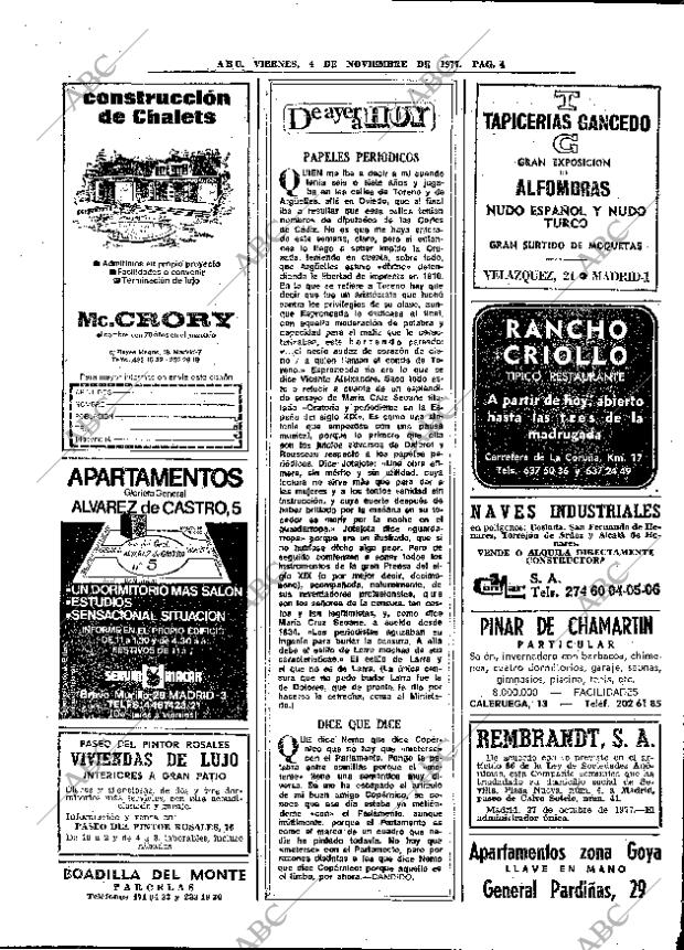 ABC MADRID 04-11-1977 página 16