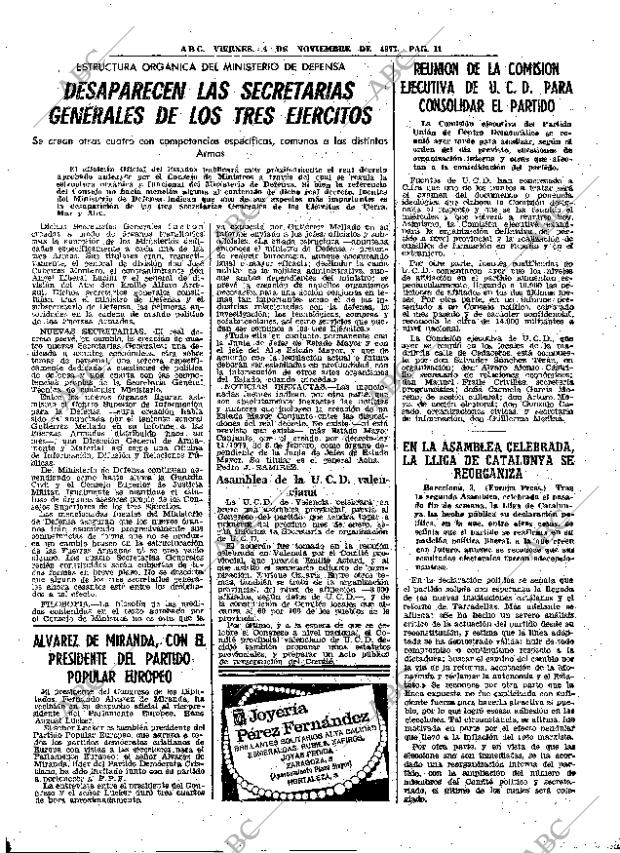 ABC MADRID 04-11-1977 página 23