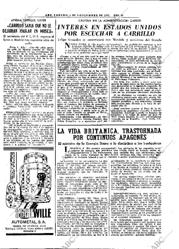 ABC MADRID 05-11-1977 página 32