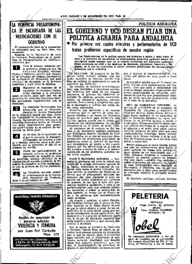 ABC SEVILLA 05-11-1977 página 20