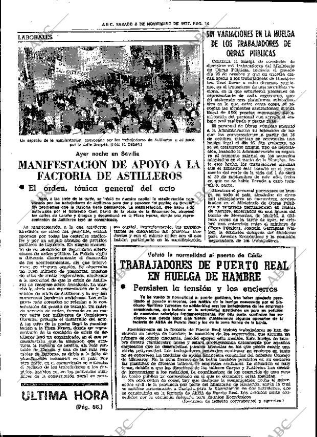 ABC SEVILLA 05-11-1977 página 22