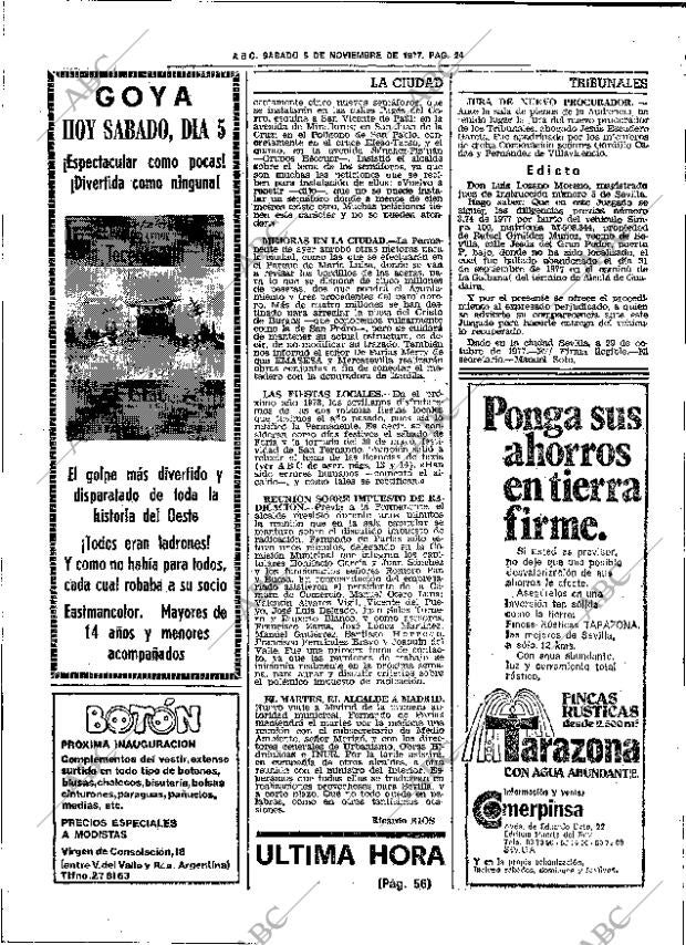 ABC SEVILLA 05-11-1977 página 32