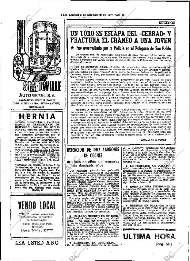 ABC SEVILLA 05-11-1977 página 36