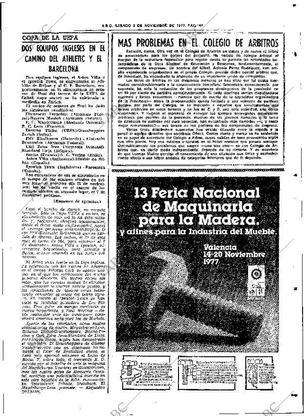 ABC SEVILLA 05-11-1977 página 49