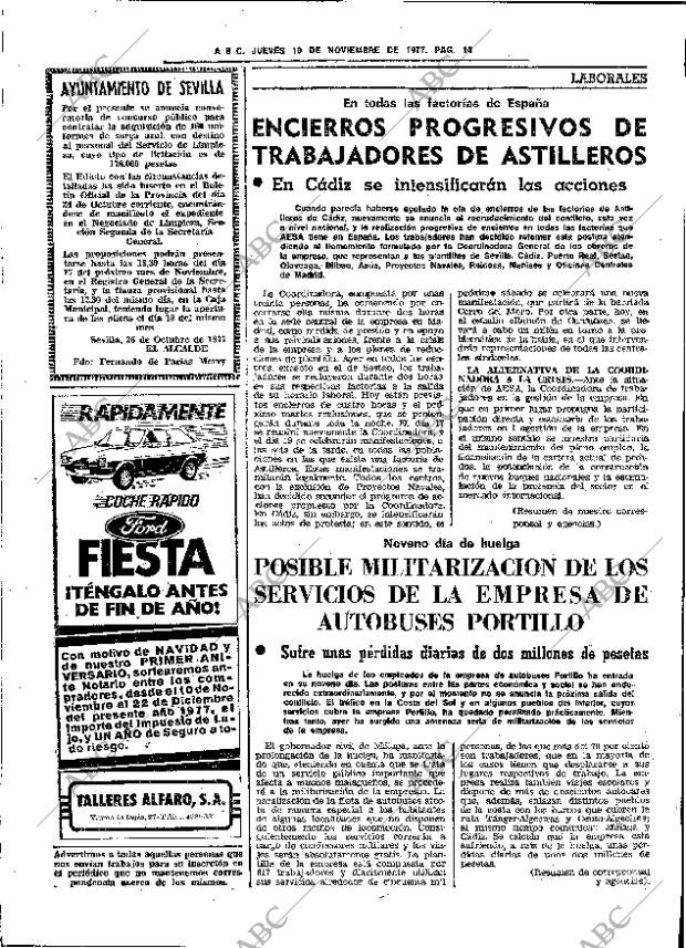 ABC SEVILLA 10-11-1977 página 22