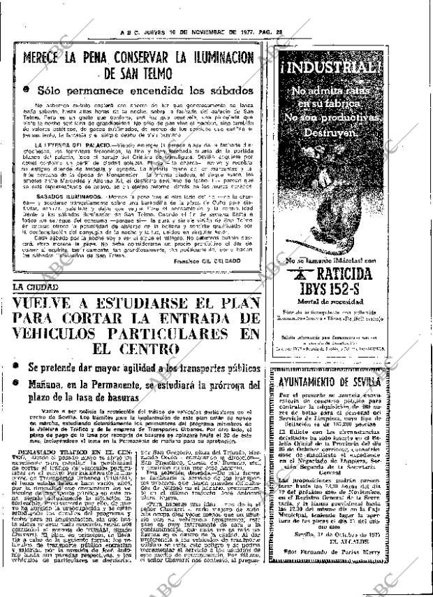 ABC SEVILLA 10-11-1977 página 31