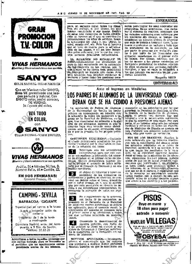 ABC SEVILLA 10-11-1977 página 38
