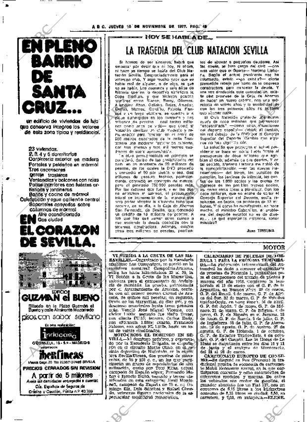 ABC SEVILLA 10-11-1977 página 48