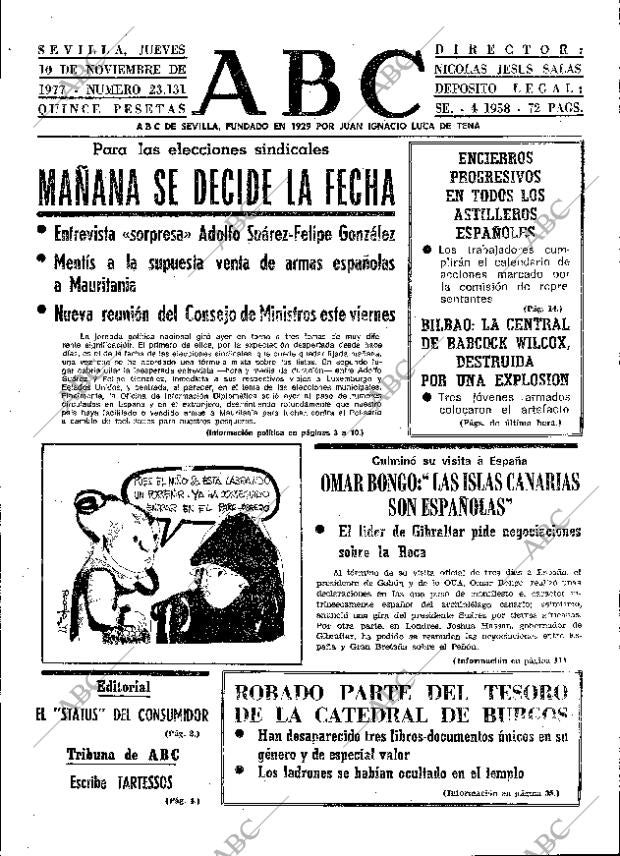 ABC SEVILLA 10-11-1977 página 9
