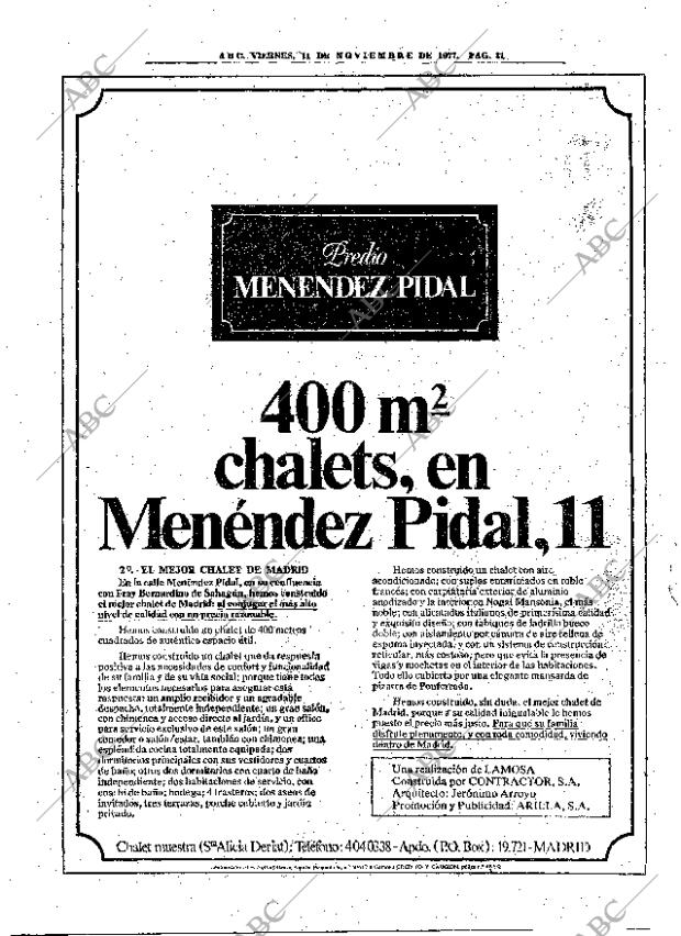 ABC MADRID 11-11-1977 página 47