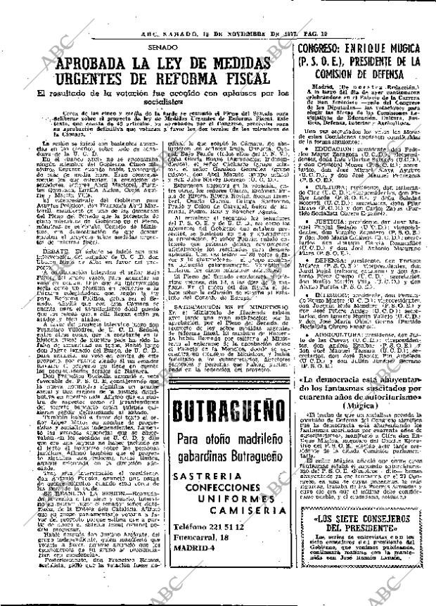 ABC MADRID 12-11-1977 página 22