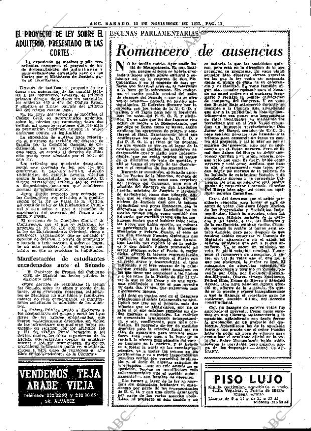 ABC MADRID 12-11-1977 página 23