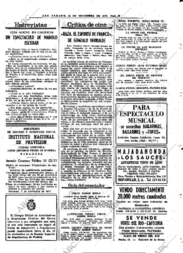 ABC MADRID 12-11-1977 página 59