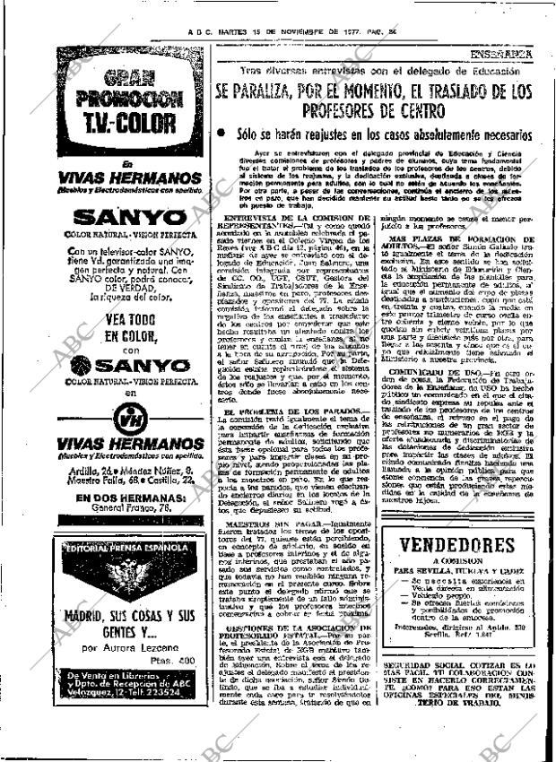 ABC SEVILLA 15-11-1977 página 52