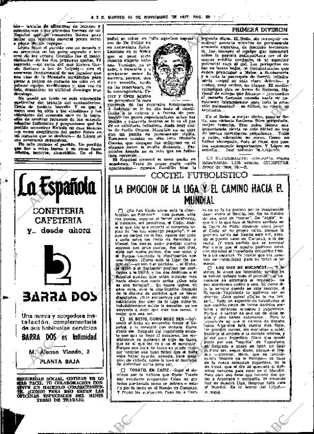 ABC SEVILLA 15-11-1977 página 66