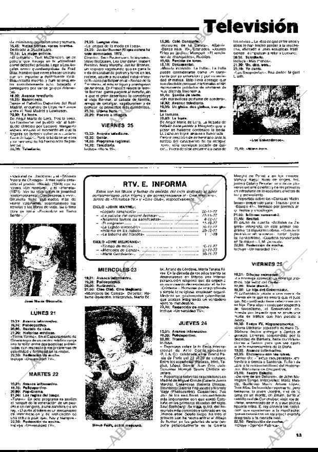 BLANCO Y NEGRO MADRID 16-11-1977 página 13