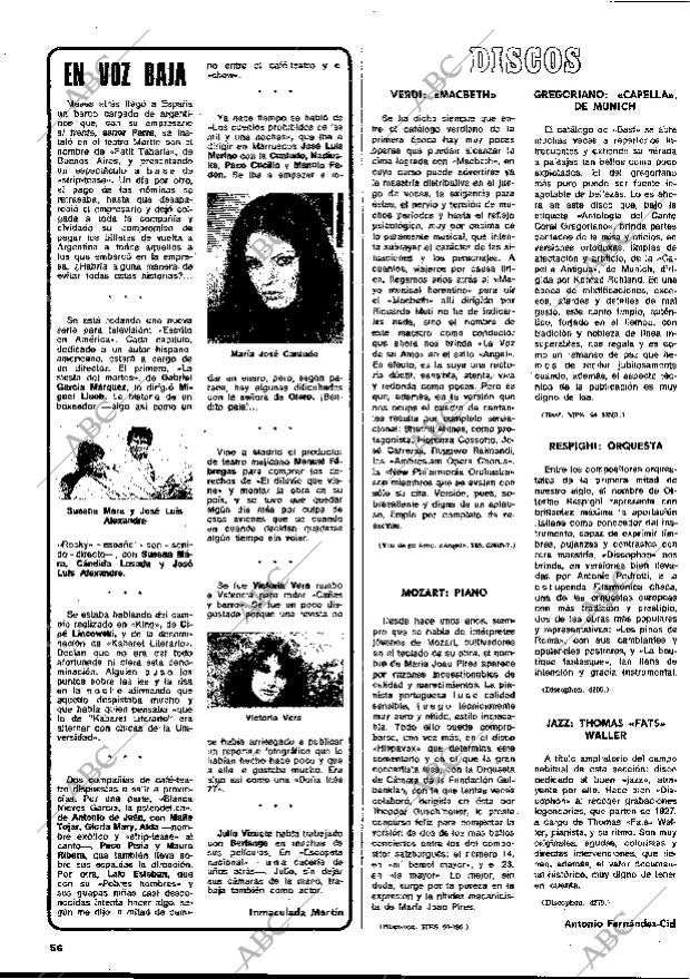 BLANCO Y NEGRO MADRID 16-11-1977 página 56