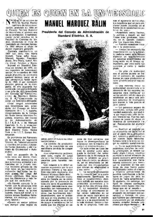 BLANCO Y NEGRO MADRID 16-11-1977 página 61