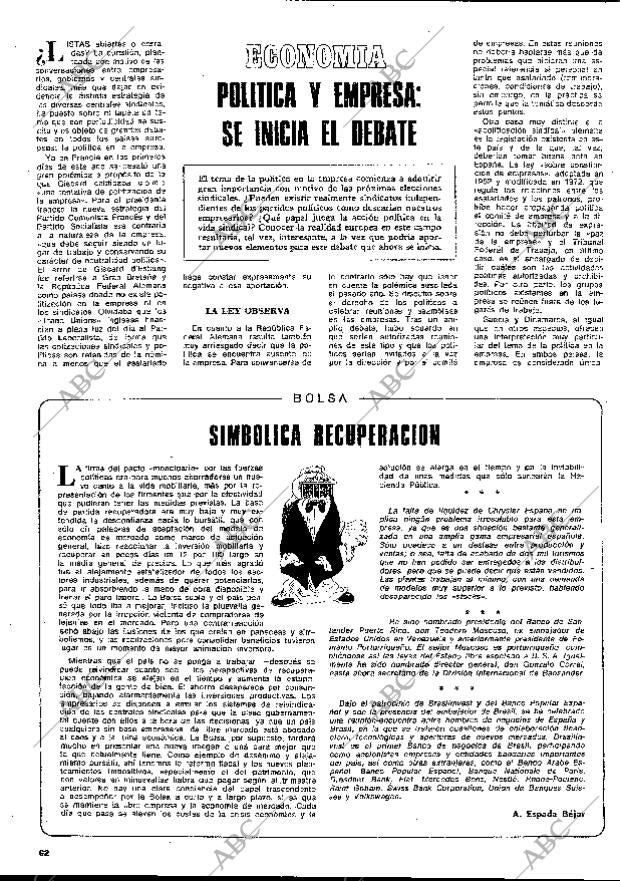 BLANCO Y NEGRO MADRID 16-11-1977 página 62