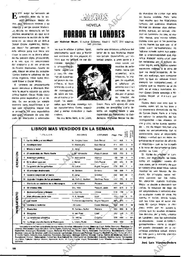 BLANCO Y NEGRO MADRID 16-11-1977 página 66