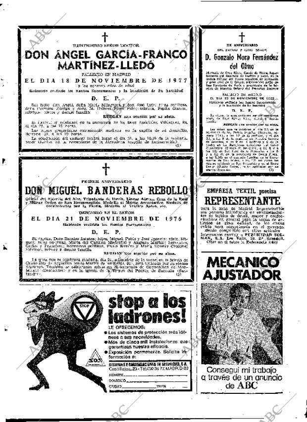 ABC MADRID 20-11-1977 página 100