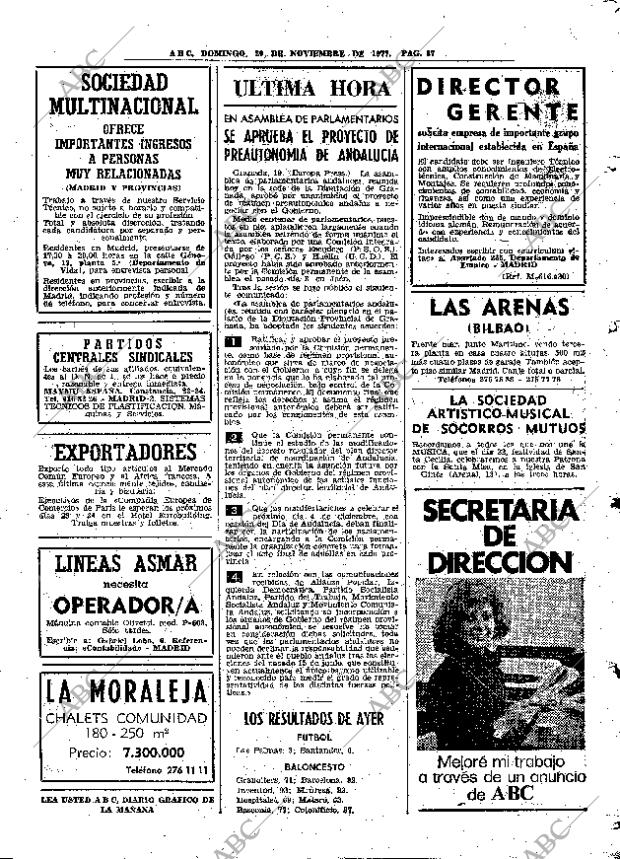 ABC MADRID 20-11-1977 página 103