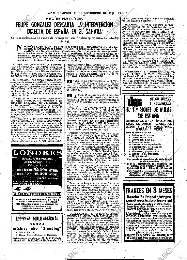 ABC MADRID 20-11-1977 página 23