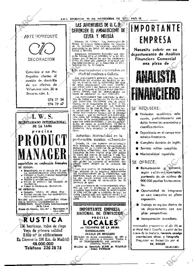 ABC MADRID 20-11-1977 página 32