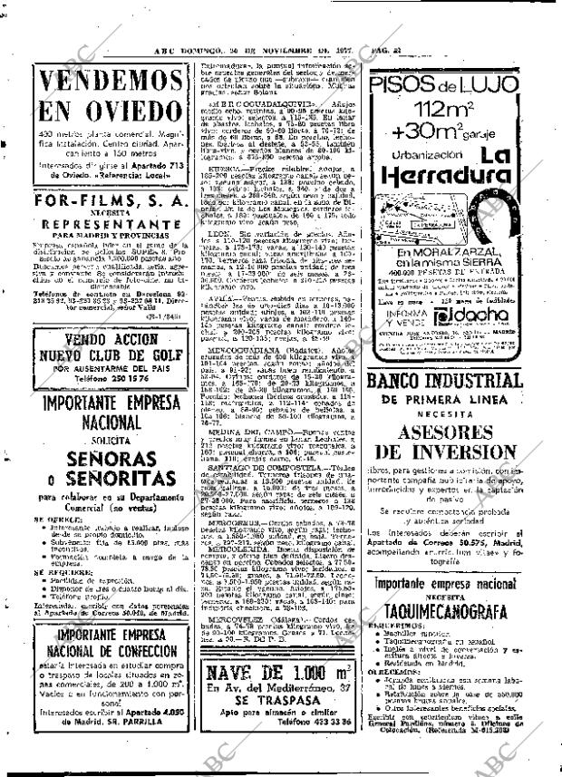 ABC MADRID 20-11-1977 página 68