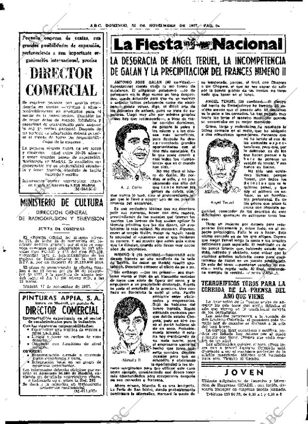 ABC MADRID 20-11-1977 página 72