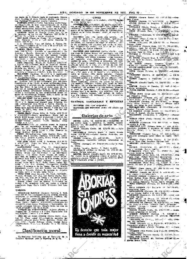 ABC MADRID 20-11-1977 página 83