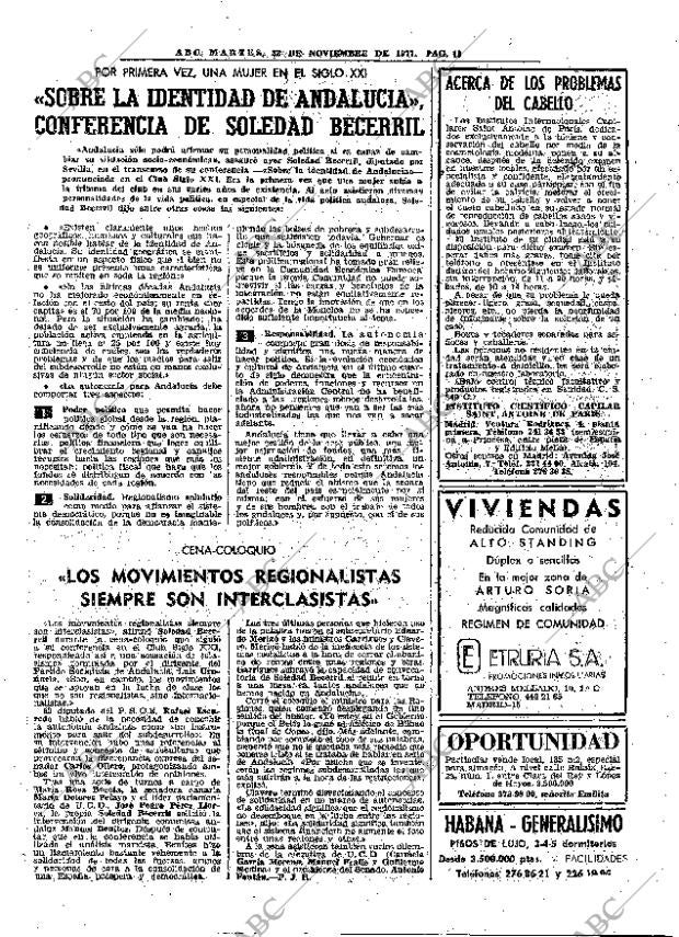 ABC MADRID 22-11-1977 página 31