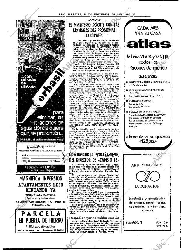 ABC MADRID 22-11-1977 página 38